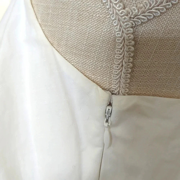 Rebecca Minkoff Palm Poplin Lace Trim Casual Dress - Picture 7 of 7